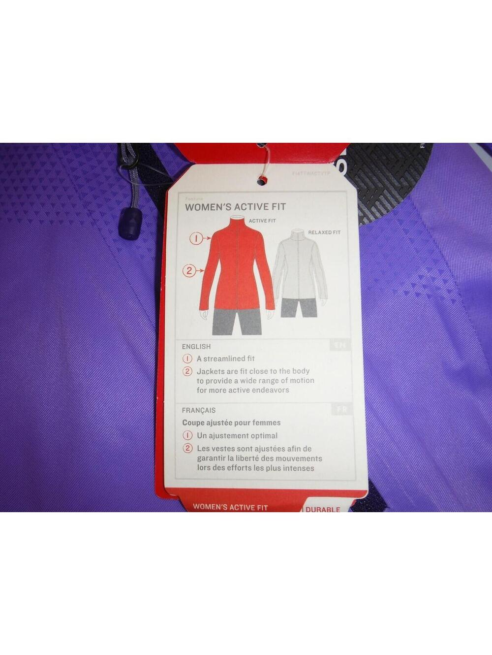 $200 THE NORTH FACE WOMEN’S FUSEFORM DOT MATRIX JACKET PURPLE SIZE MEDIUM - Picture 8 of 8